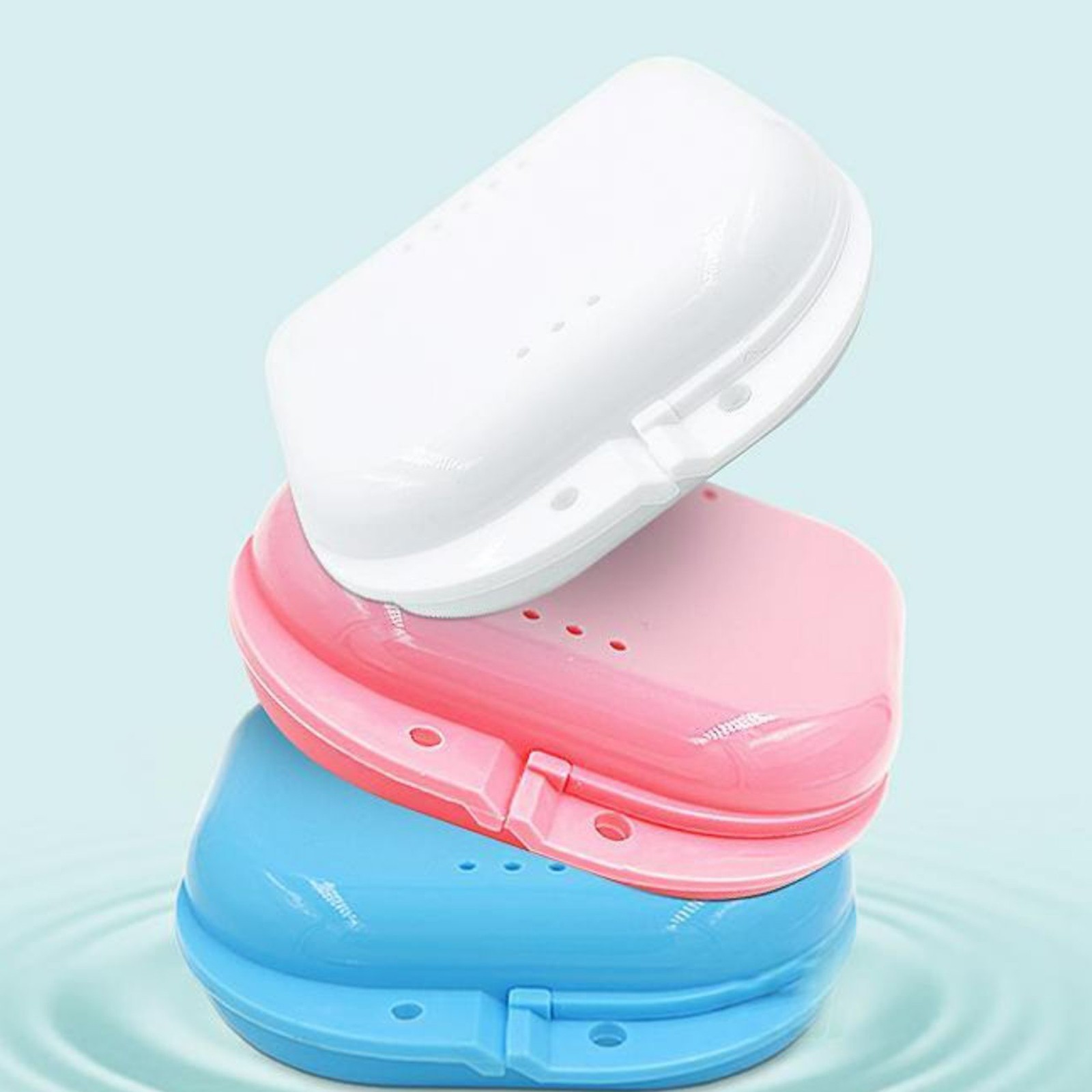 Orthodontic Retainer Night Guard Box Denture Dental Case Sports – High Quality