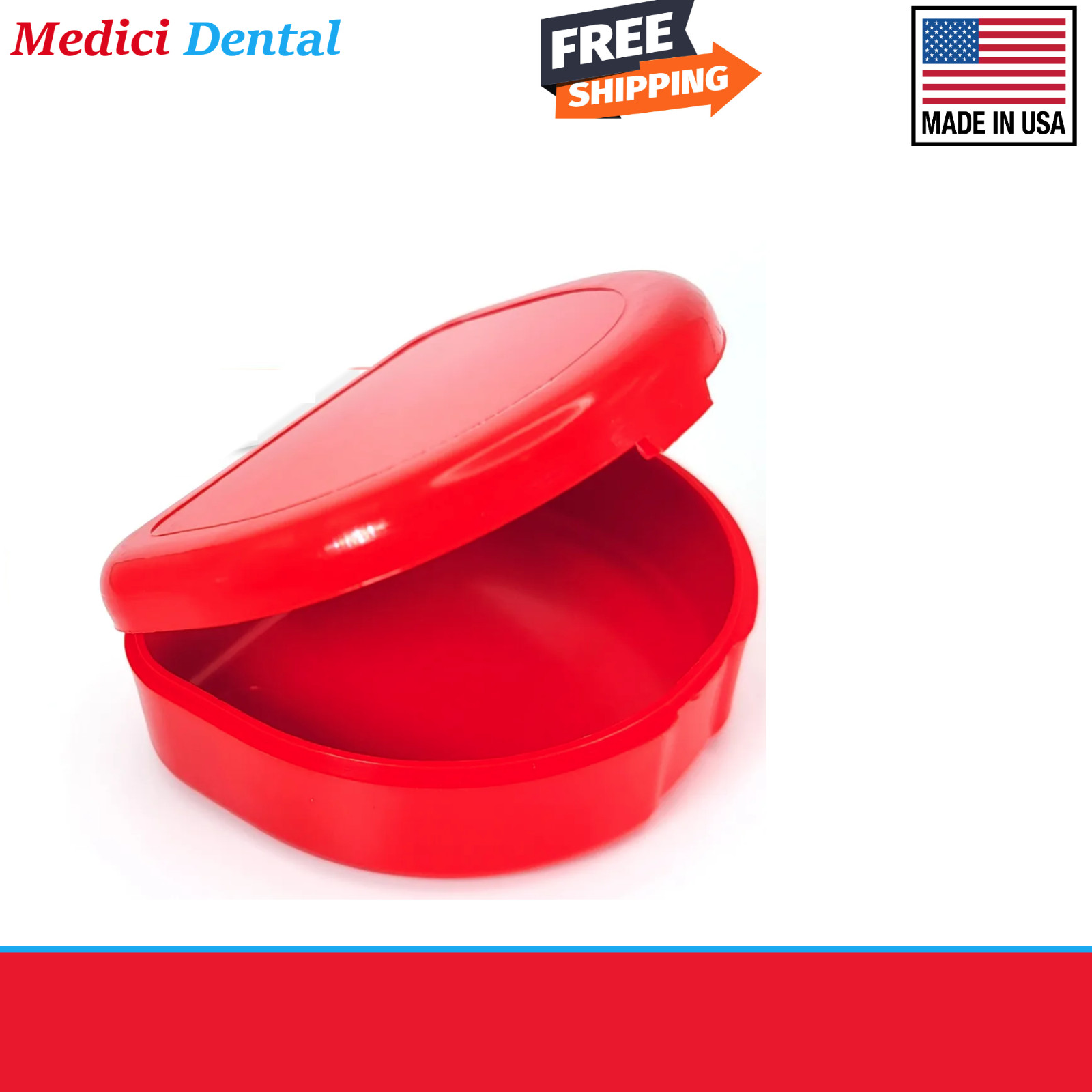 Dental Ortho Appliance Case Mini Retainer Box, 5/8″H, Pocket Size, Upto 300/Cs