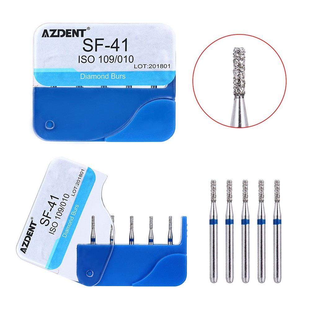 100Pzas Dental Fresas Dentales de Diamante FG Mezclado 20 Tamaño