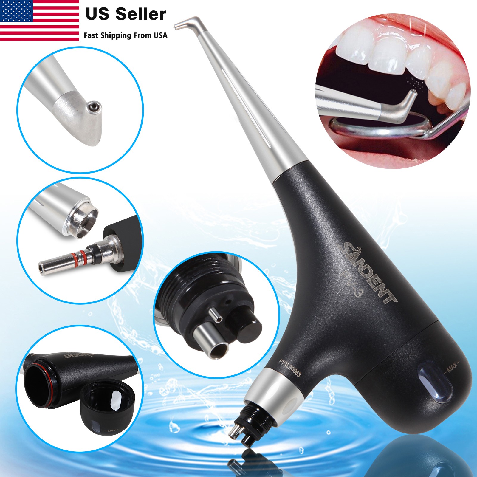 Dental Electric Micro Motor Polishing Handpiece Fit Marathon 35K RPM Handle Lab