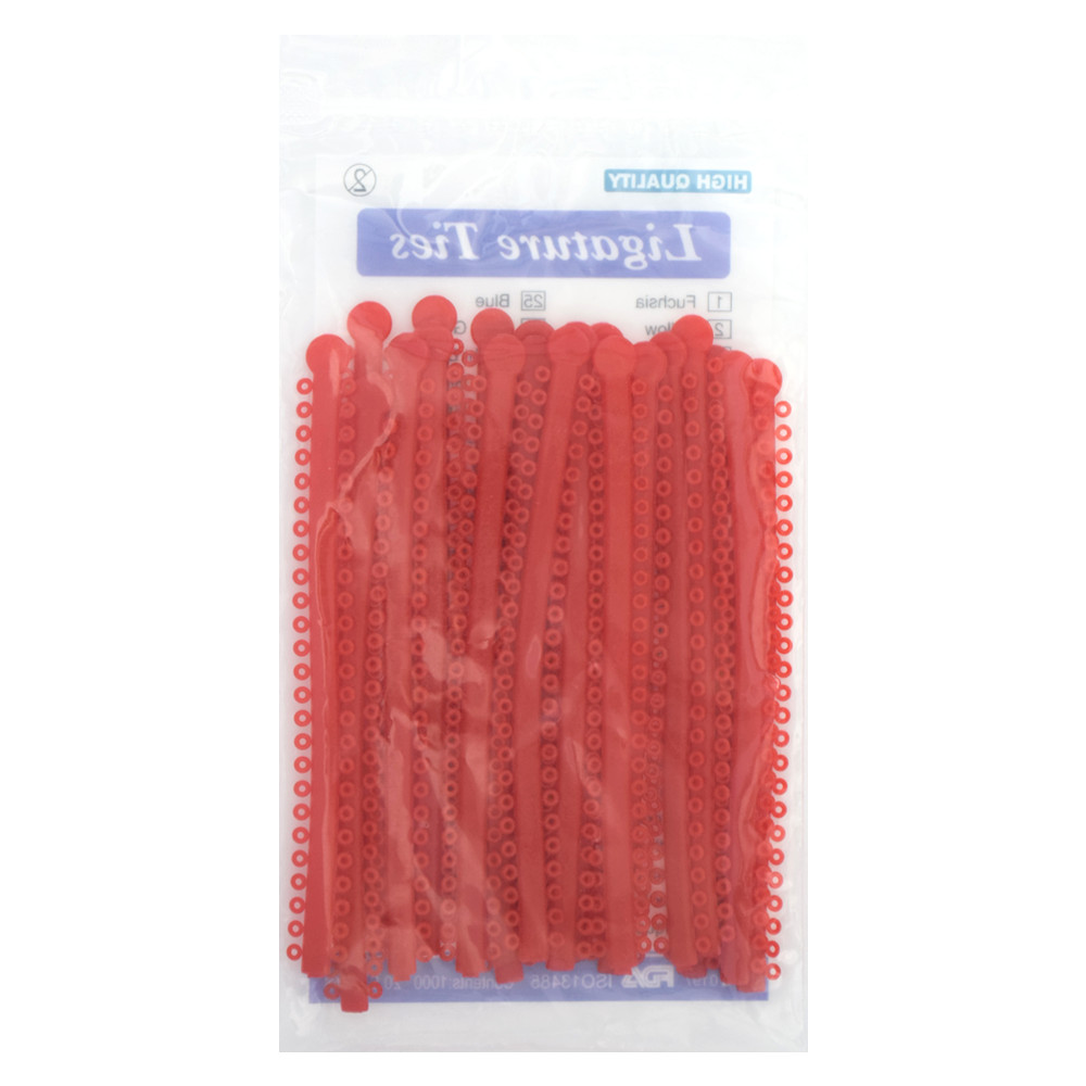 1000 Pcs Dental Orthodontic Ligature Ties Braces Elastics Rubber Bands O-rings