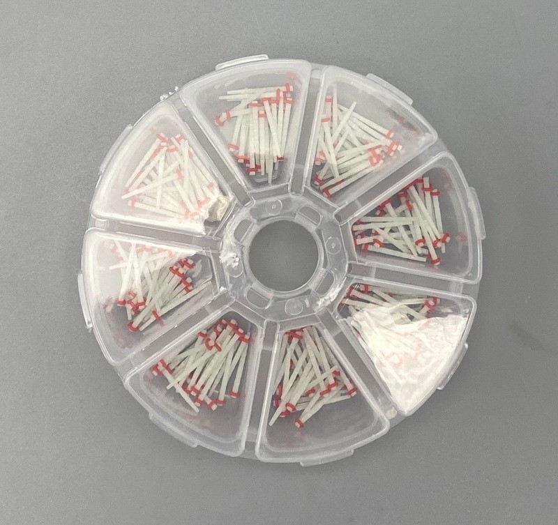 Dental Glass Quartz Fiber Post Root Canal Pin Straight Screw Restorative 1.2-1.8