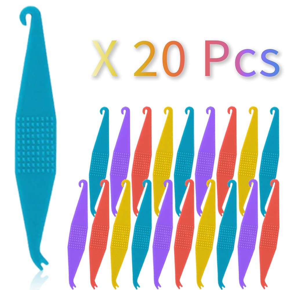 20 Pack Braces Rubber Band Tool Dental 20 Count (Pack of 1), multi-colored