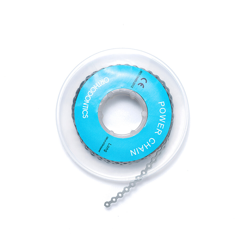 Dental Orthodontic Elastic Ultra Power Chain Rubber Band Dentist Ortho Materials
