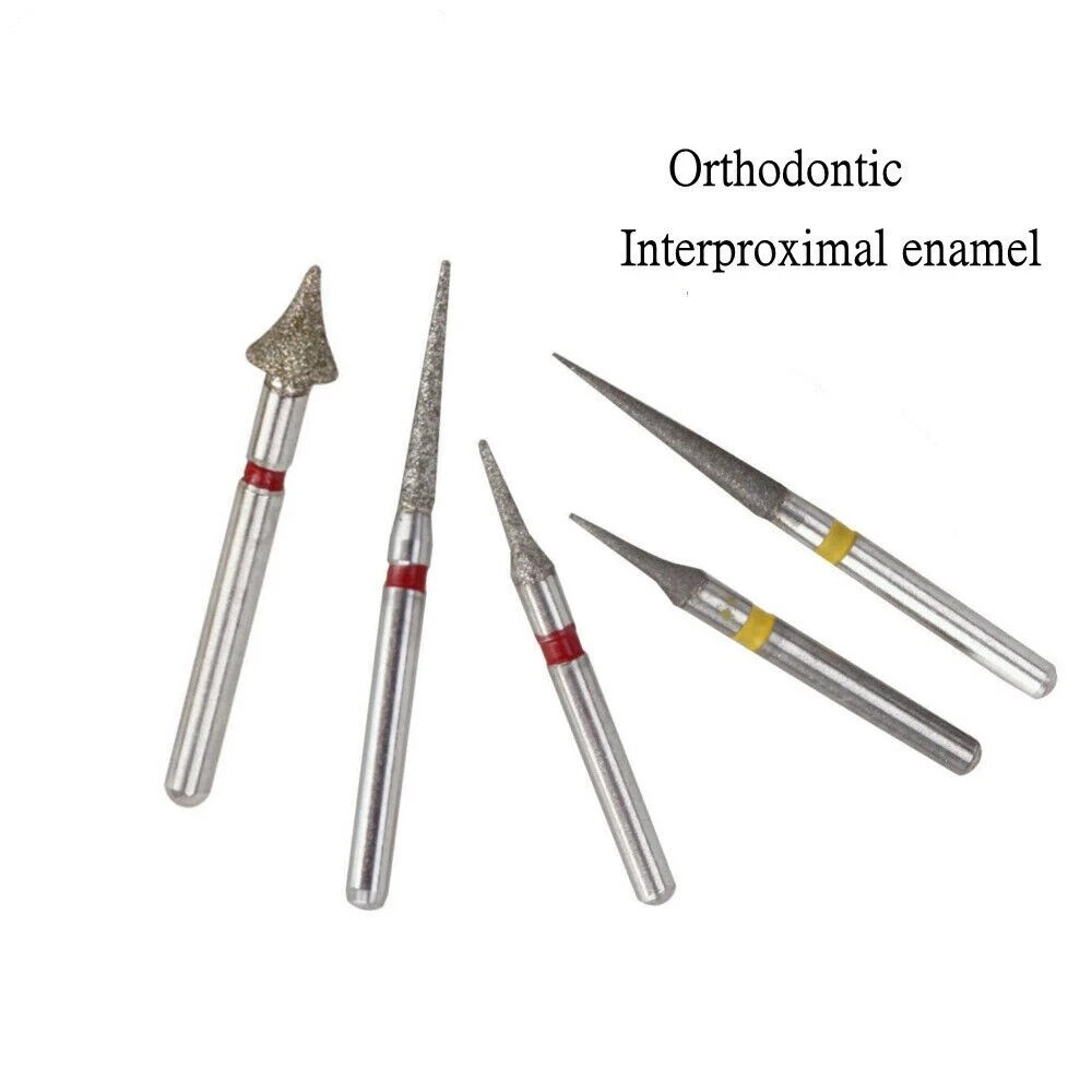 5 Pcs/Box Dental Interproximal Polishing Grinding Reduction FG Diamond Burs Kit
