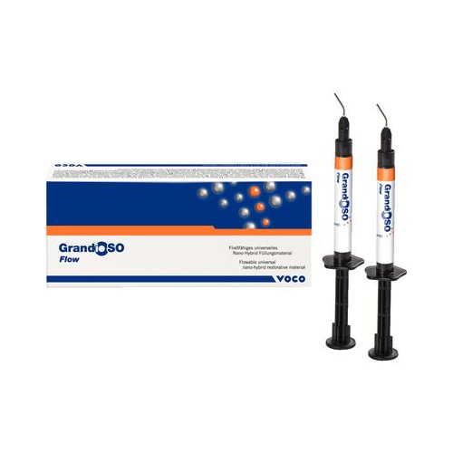 Voco 2723 GrandioSO Flow Flowable Composite Dental Syringe A2 2gm 2/Pk