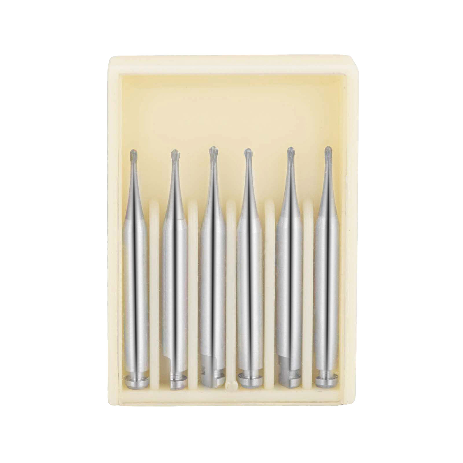 Dental Round Tungsten Carbide Bur for Slow Speed Latch Type RA 1# -RA 8# 6PCS
