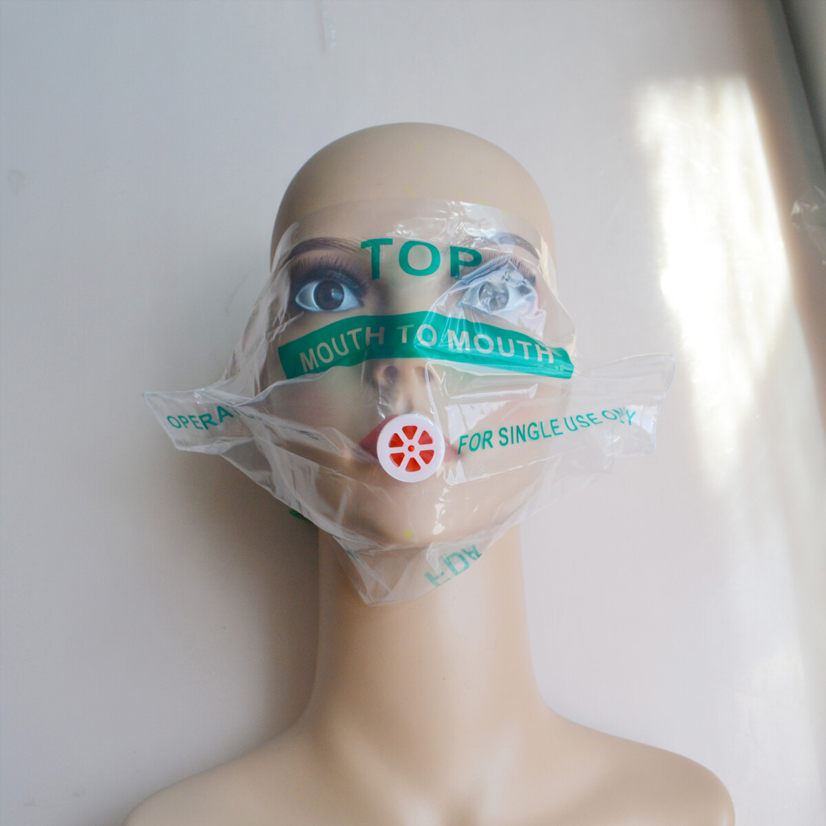 100pcs CPR MASK ONE-WAY VALVE EMERGENCY FIRST AID CPR KEYCHAIN FACE SHIELD AED