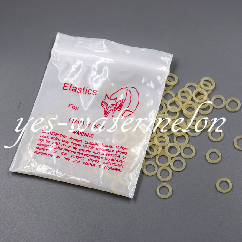 1000 Bands 1/4″ 6.5 Oz Fox – Dental Rubber Band – Braces – Orthondontic Elastics