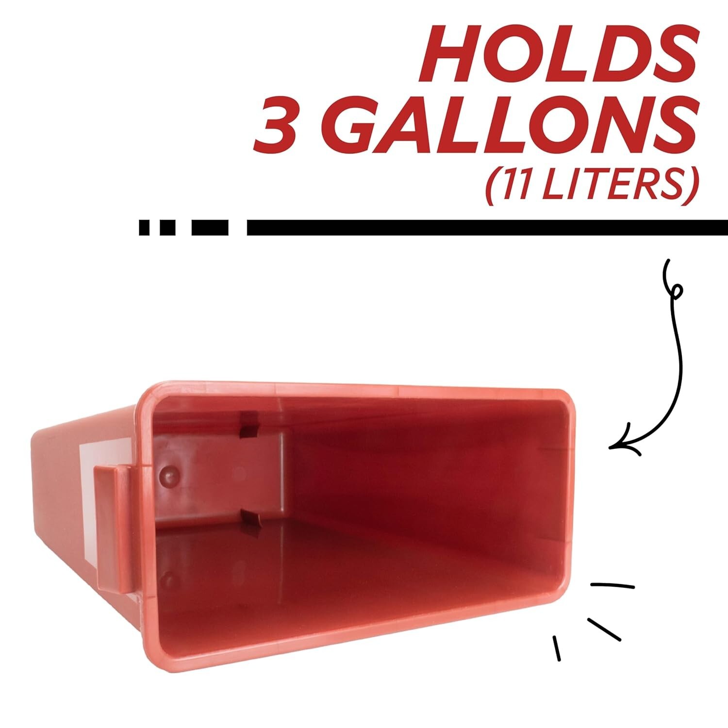 Sharps Container for Home Use & Professional, 3 Gallon (1-Pack) with Locking Lid