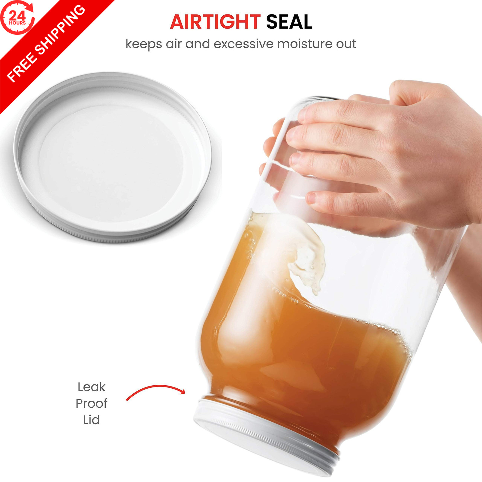 1 Gallon 6 inches (L) x 10 (H), 1 gallon capacity, Metal Lid, 2 Pack