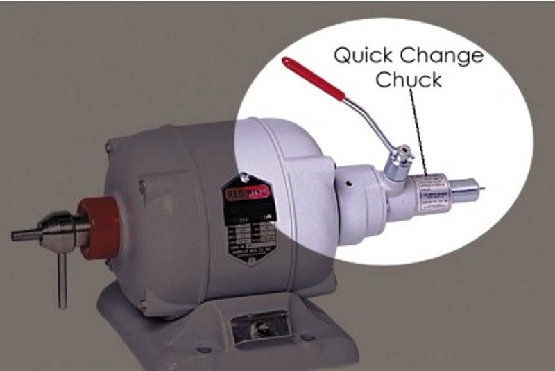 NEW USA RED WING 26A BENCH DENTAL LAB POLISHING LATHE 1/4 HP W chuck changer ++