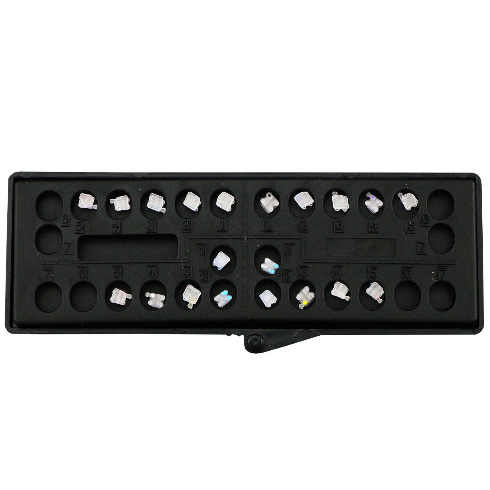 US Dental Ortho Braces Metal/Ceramic Roth/MBT Brackets 018/022 Slot Hooks 345/3