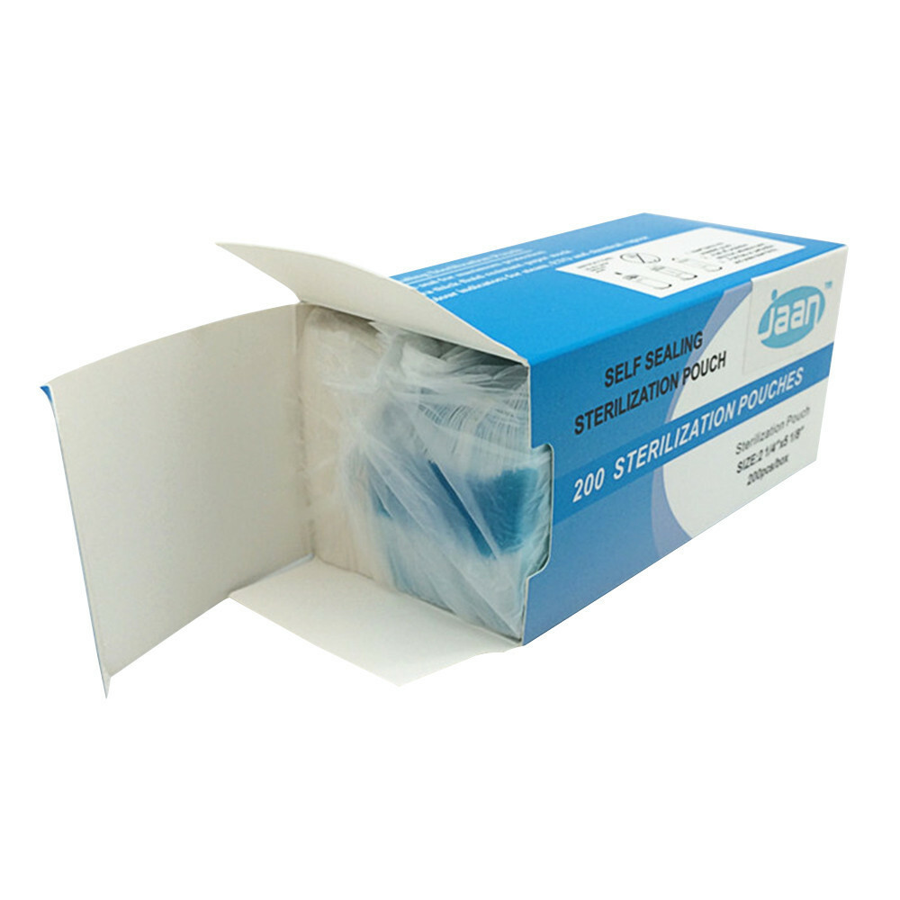 2.25″ x 5″ 200 Bags Dental Medical Self Seal Sterilization Pouches Seals