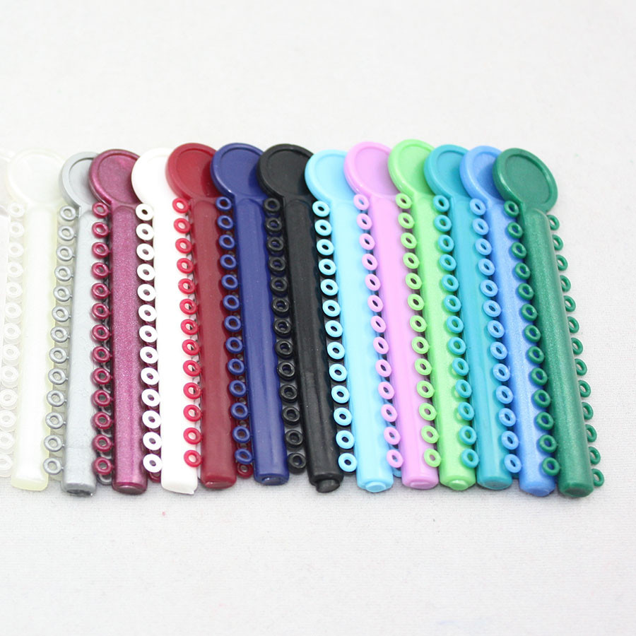 New Colorful Dental Orthodontic Ligature Ties 520 Pcs Dentist Products