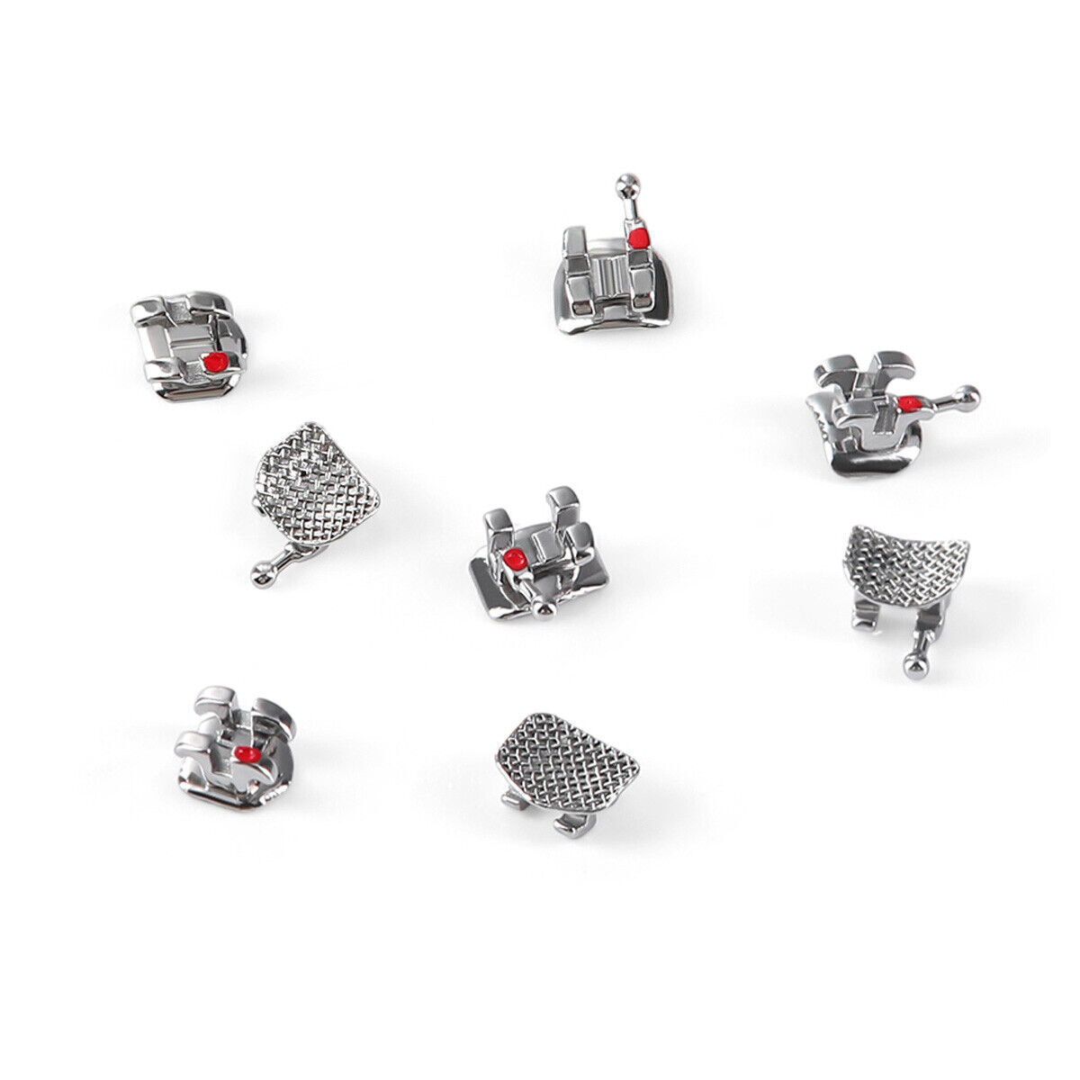 20X Soportes metálicos para ortodoncia Dental Mini Roth/MBT 022/018 ganchos 345
