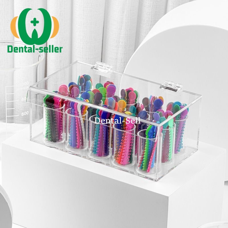 1Pcs Dental Orthodontic Ligature Tie Box Organizer Arcylic Dispenser Storage Box