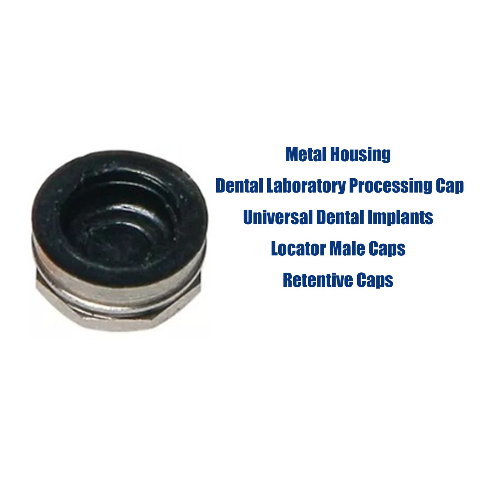 US Overdenture Retention Cap Kit 0.8/1.2/2.4lbs PEEK Material Locator Abutment