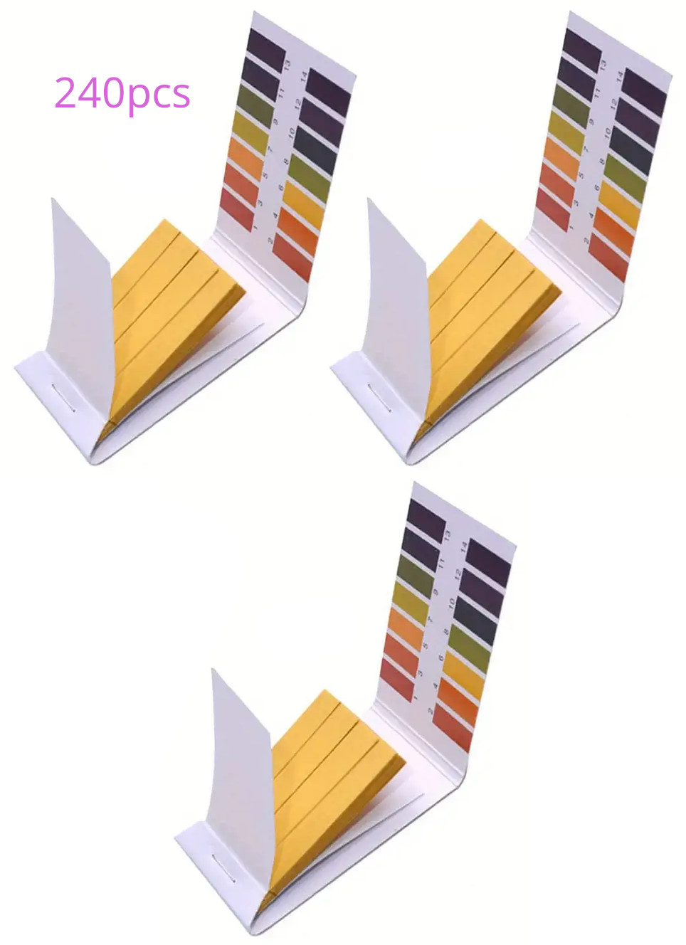 (240 PACK) pH Indicator Test Strips 1-14 Paper Litmus Tester Urine Saliva Water