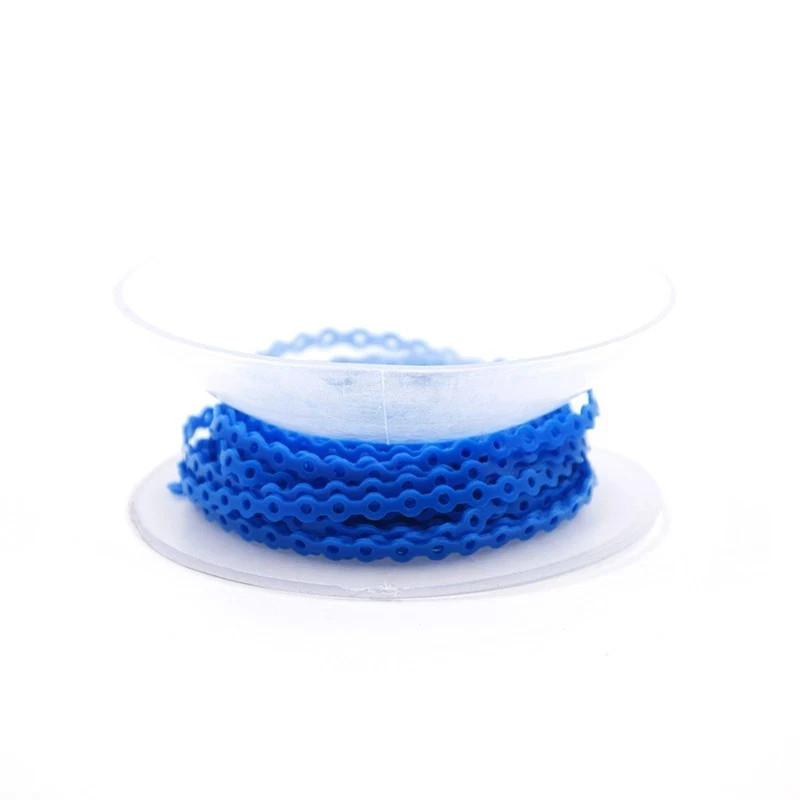 Dental Orthodontic Long/Short/Continuous Power Chain+Elastic Ultra Ligature Ties