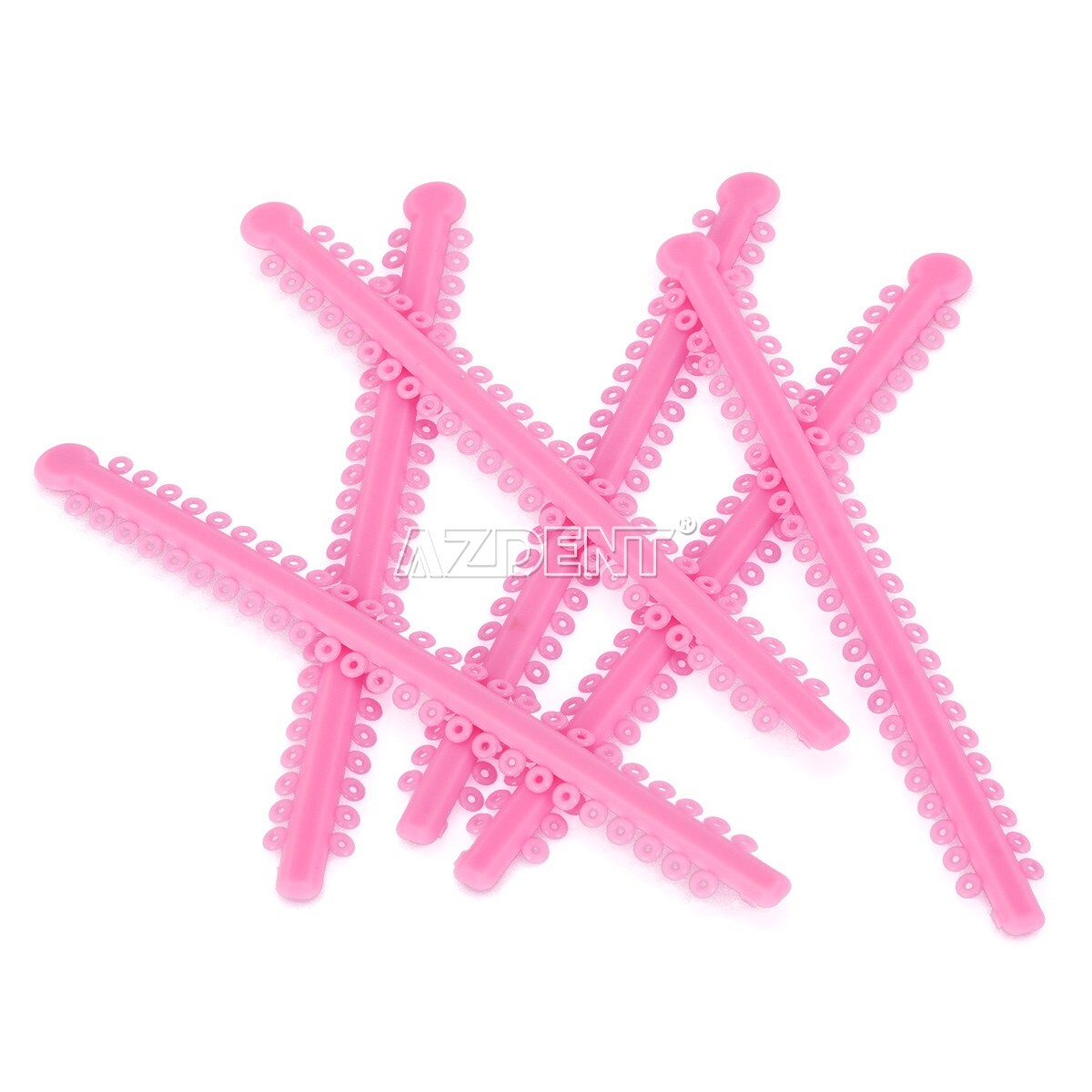 1000Pcs AZ Dental Orthodontic Elastic Ligature Ties Bands For Brackets 23 Colors