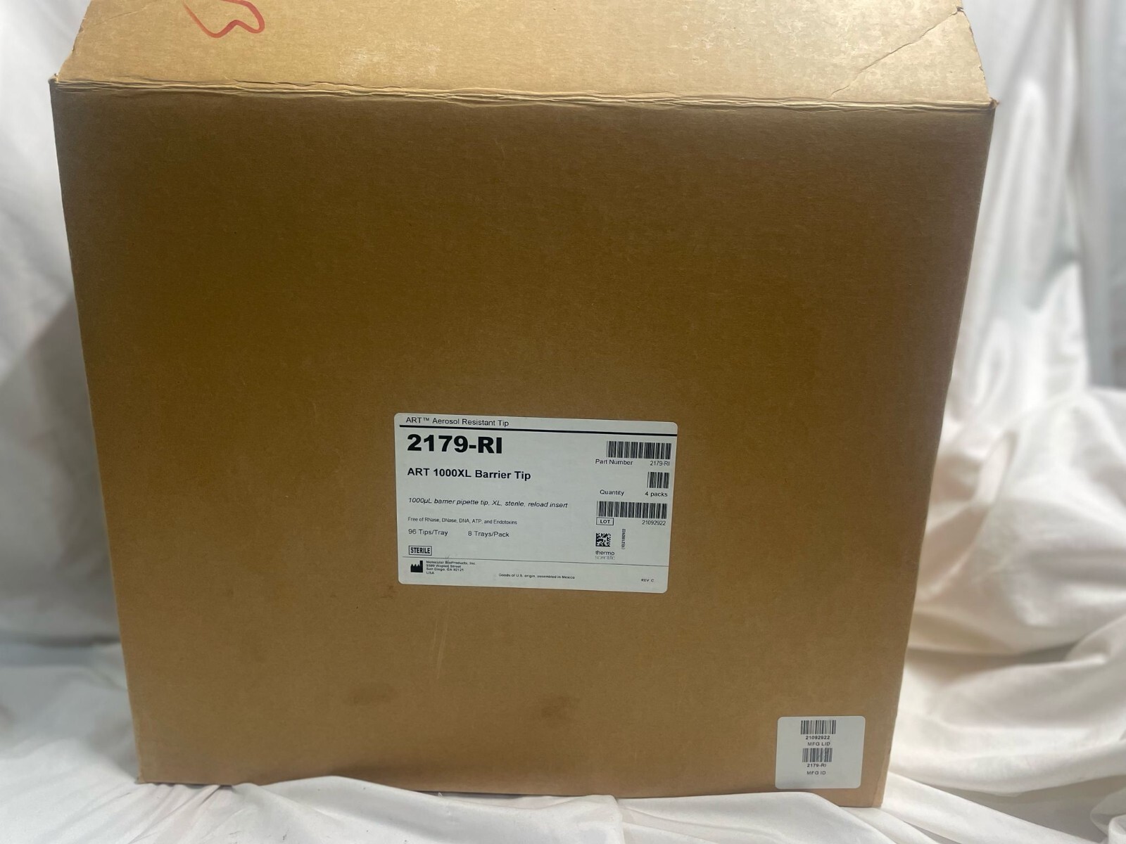lot4 Thermo Scientific ART 1000 XL REACHBarrier Tip 2179-RI pipette tips 1000ul