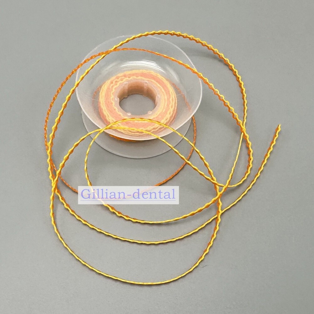 Dental Orthodontic Elastic Ultra Power Chains Rubber Band For Braces 2 Colors