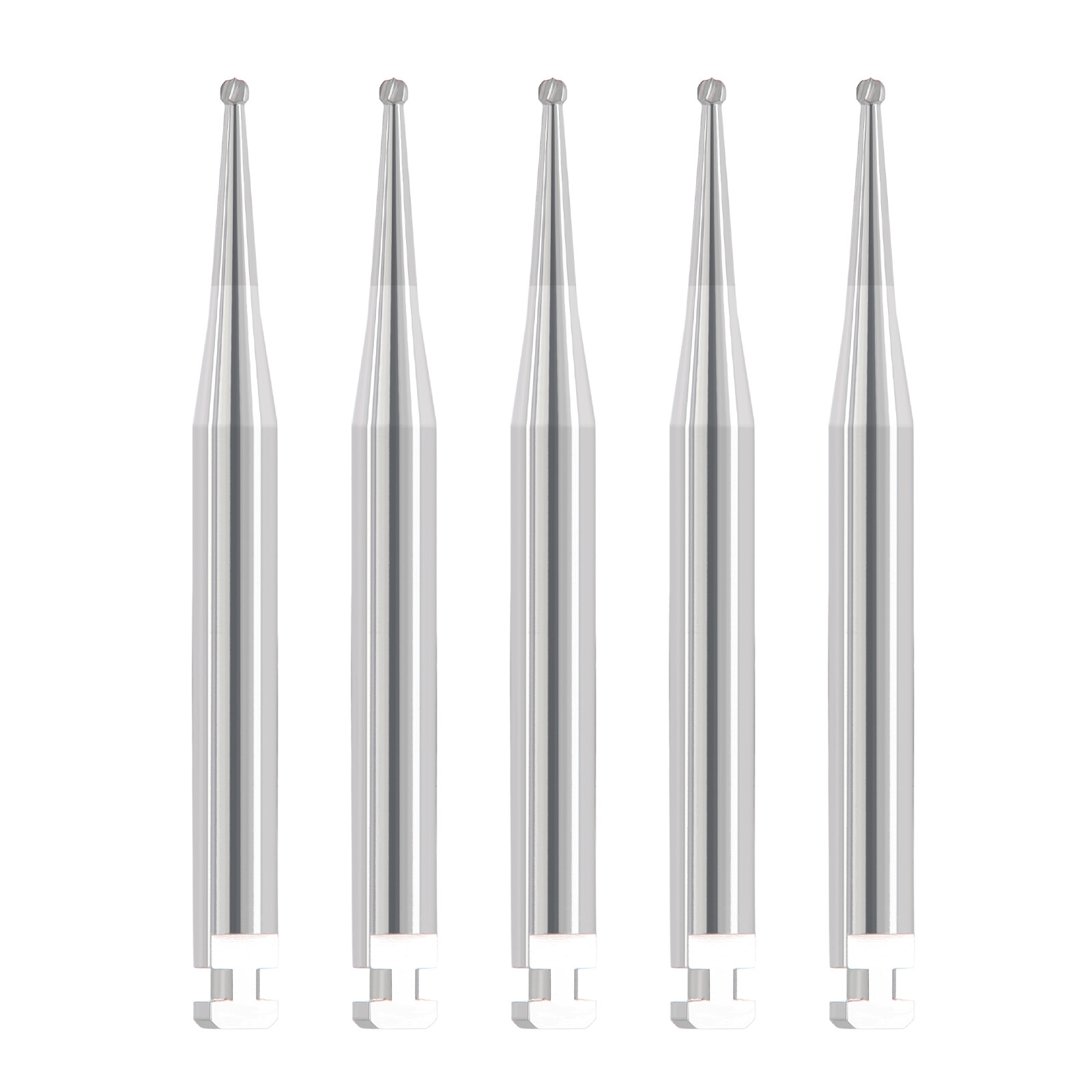 Dental Surgical Round Burs Latch Slow Speed Long 26mm Carbide RA SURG 1 2 4
