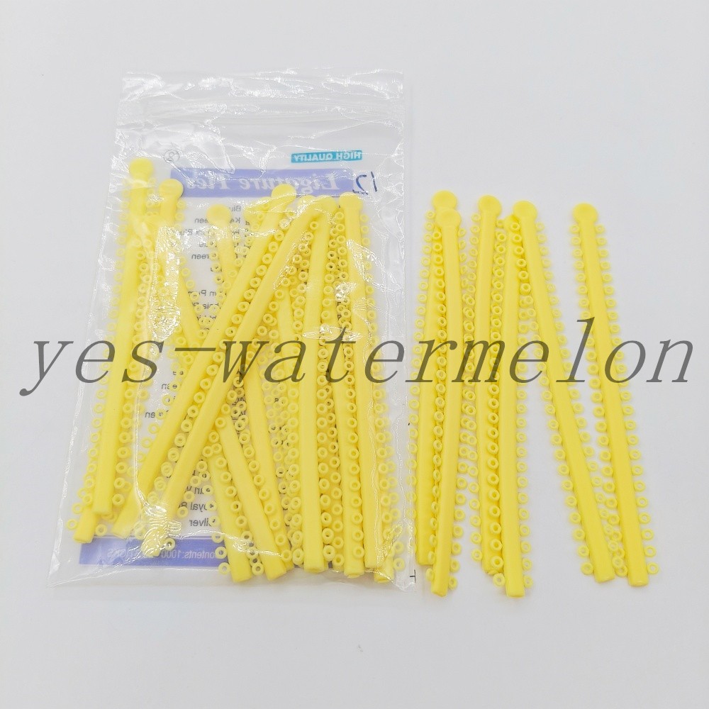 Dental Orthodontics Ligature Ties Elastics Rubber Bands O-ring 1000 Pcs/Bag