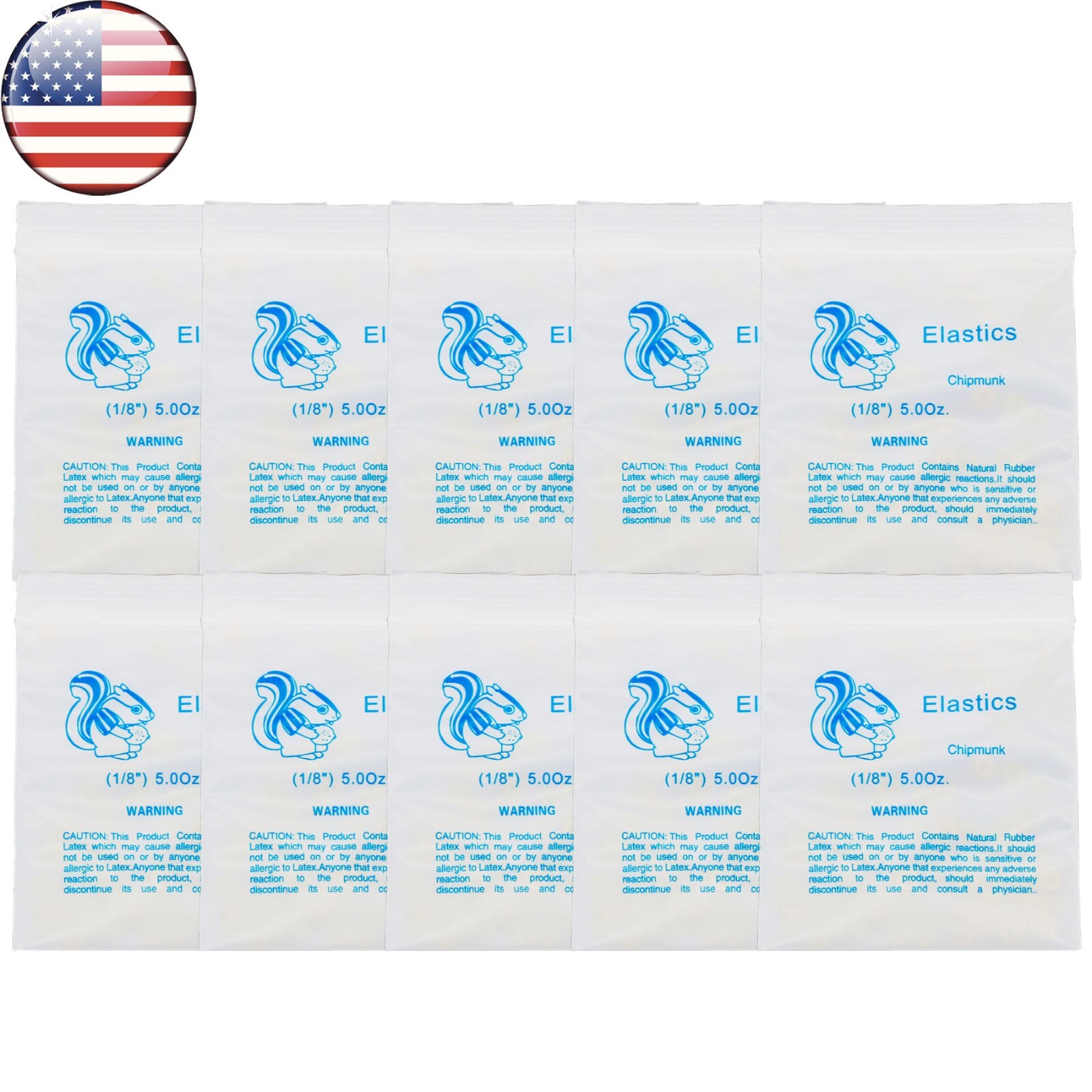 US Orthodontic Latex Elastics Dental Braces Rubber Bands 3.5/5.0/6.5 OZ Ortho