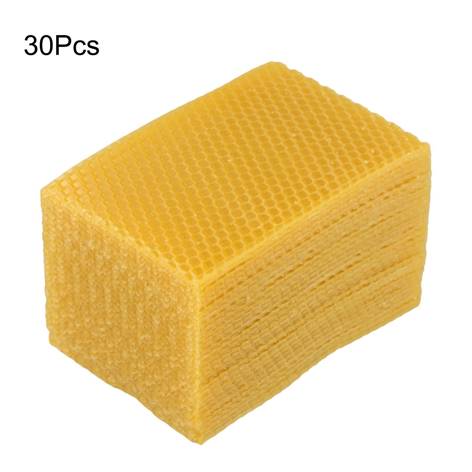 Craft and Bee Supplies Natural Beeswax Foundation Pack of 30 Size 9×13 2cm