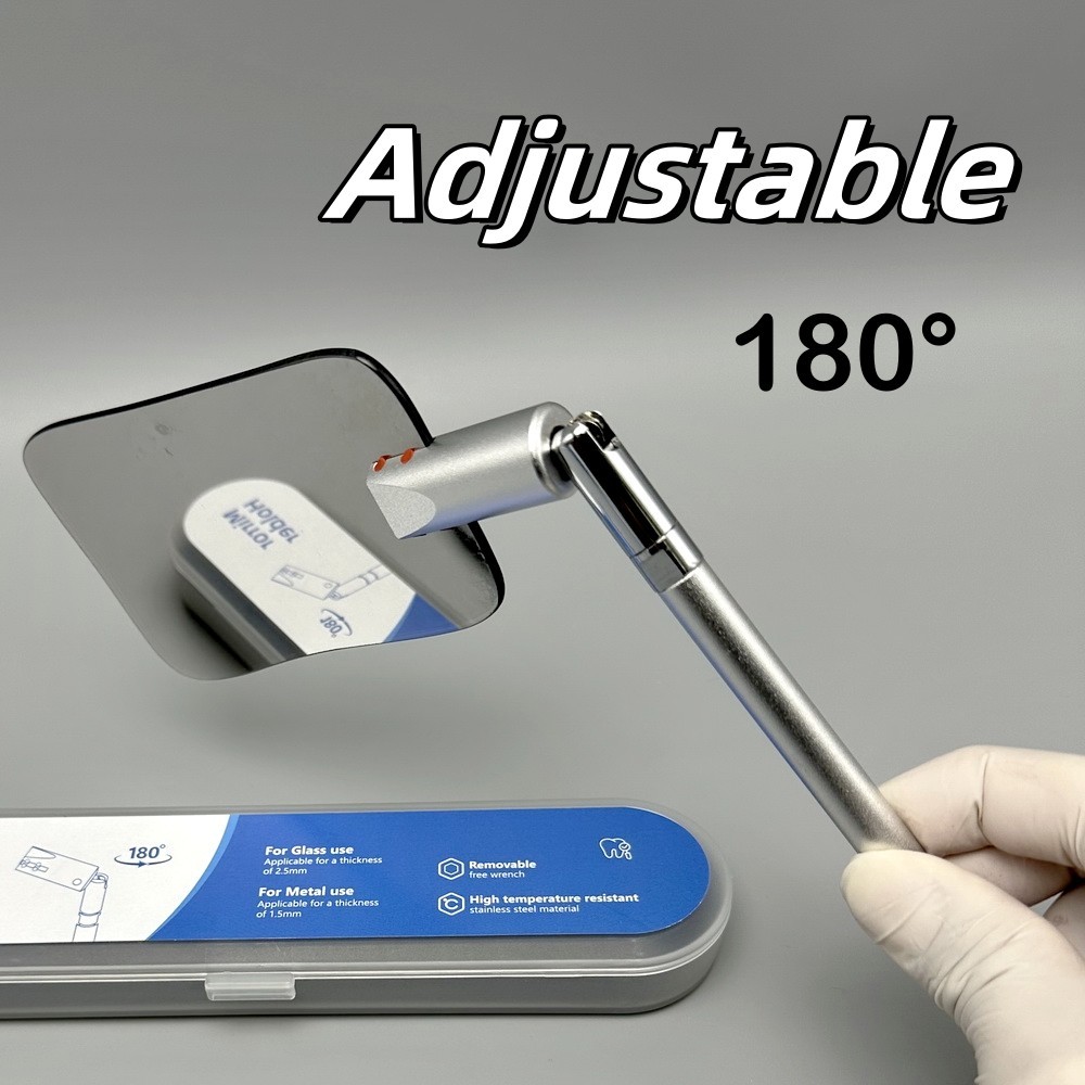 Adjustable 180° Dental Photography Mirror Holder For Glass Metal Mirror Tool