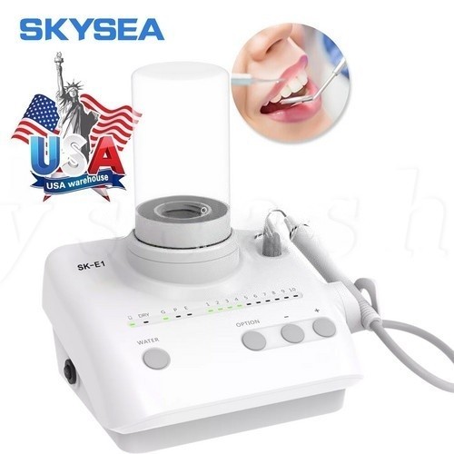 Dental Ultrasonic Piezo Scaler Handpiece w/2 Bottles Fit EMS Cavitron SKYSEA