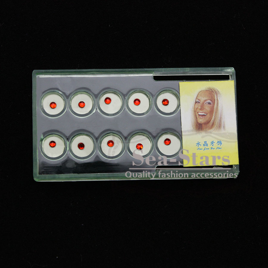 NEW 50 Pcs Mix Dental Crystals On Tooth Sticker Assorted Made Curing