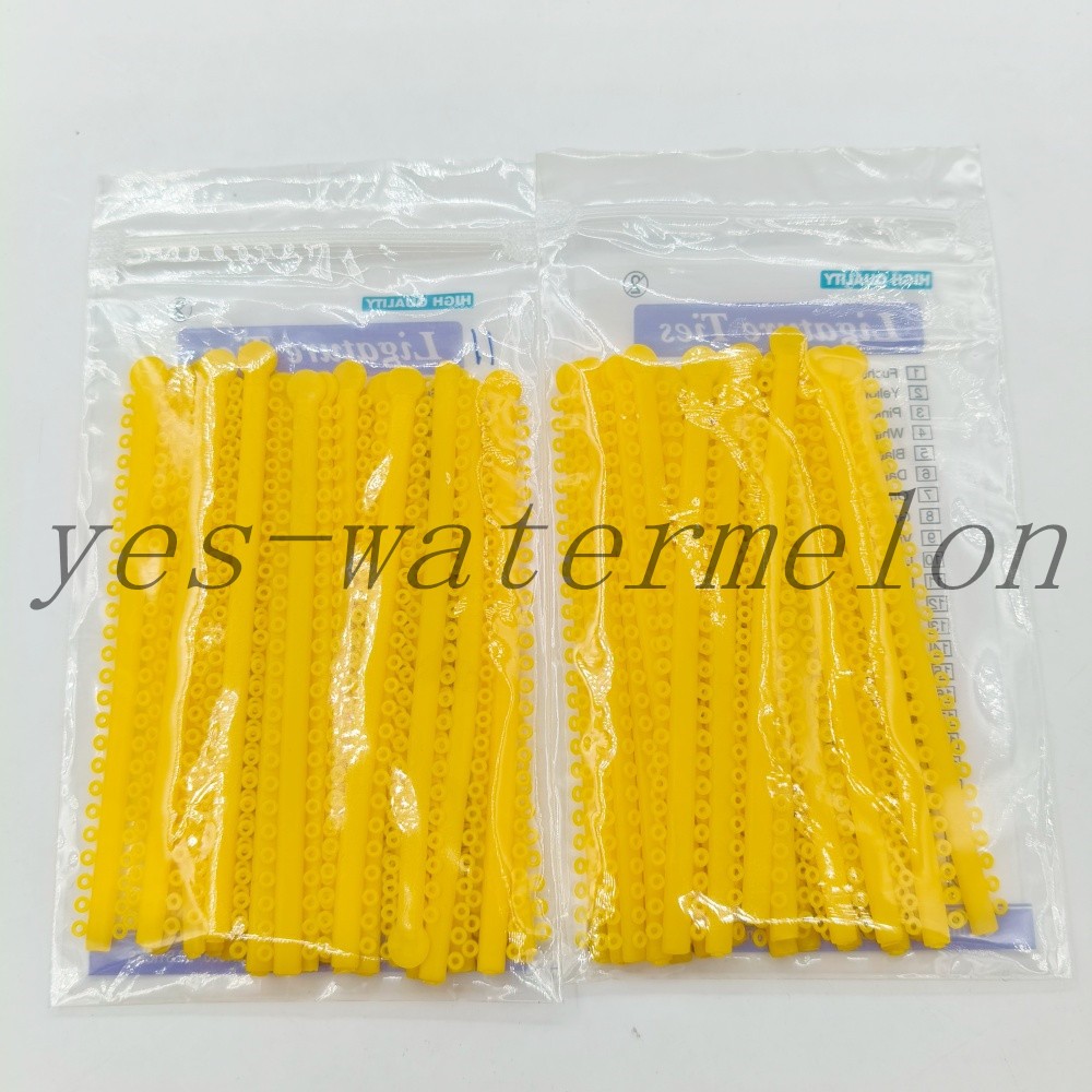 Dental Orthodontics Ligature Ties Elastics Rubber Bands O-ring 1000 Pcs/Bag