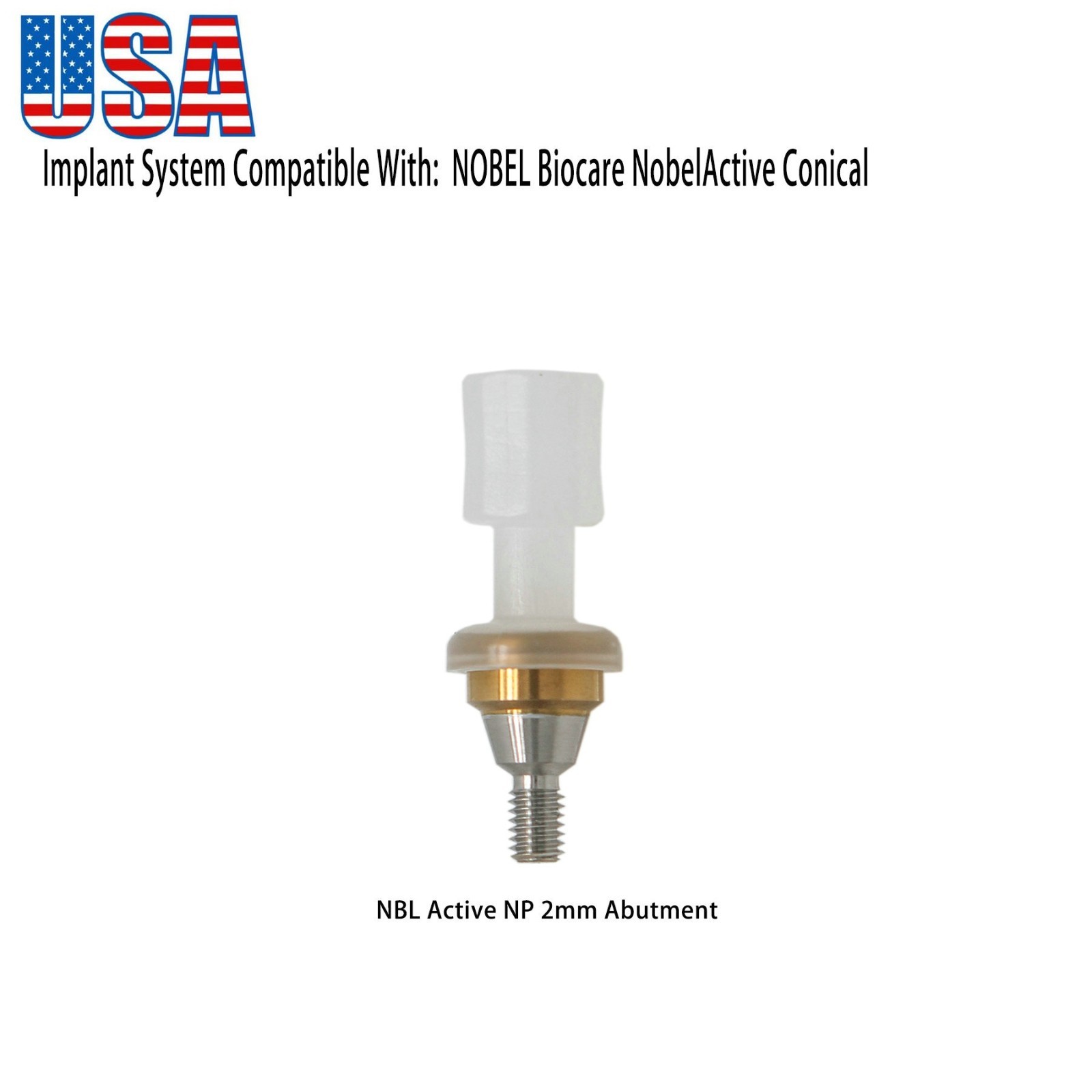 Dental Locator Abutments Anchor fit Nobel Active Conical Connection NP RP 1–5mm