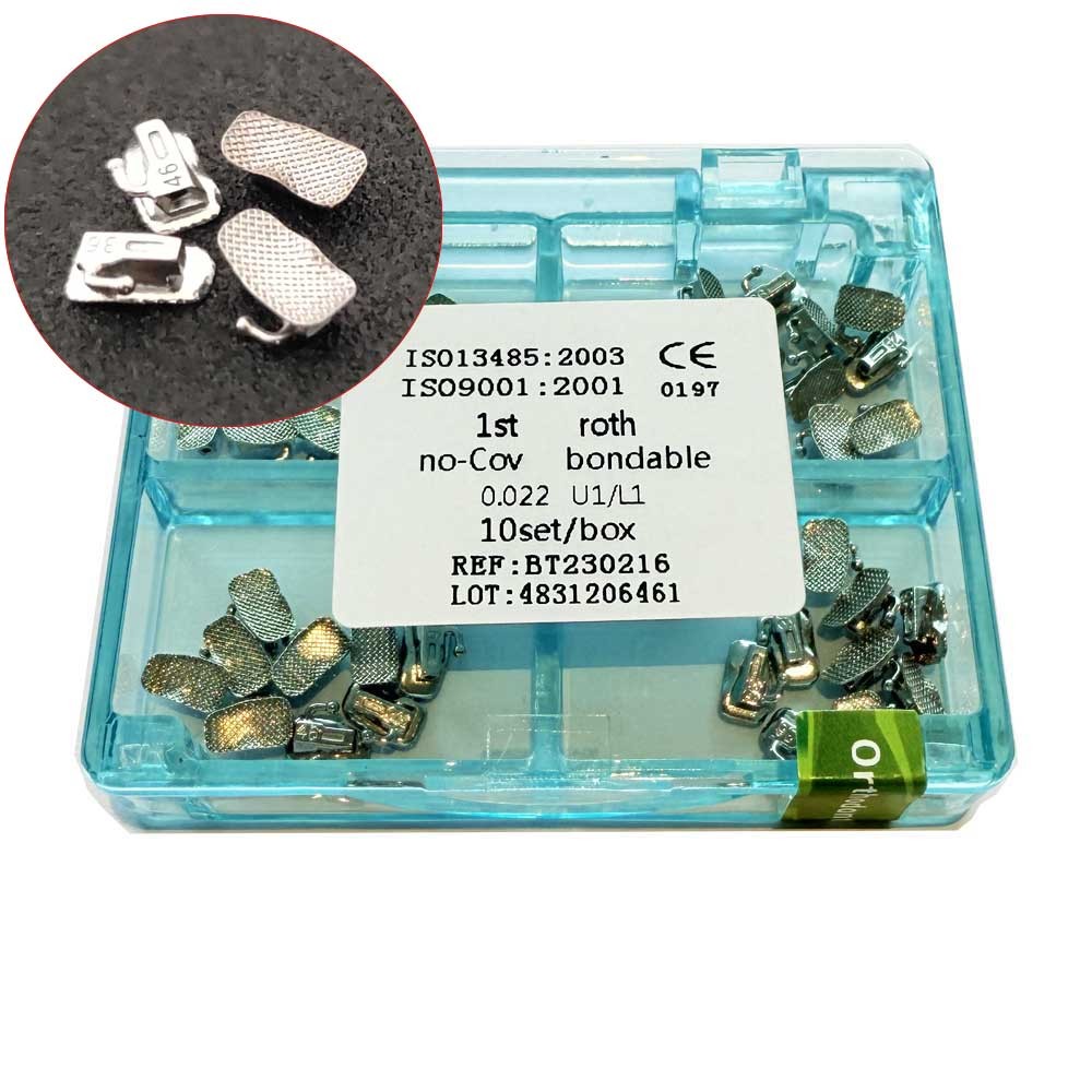 1st Molar Roth 0.022 Bondable Mesh 1 box Dental Orthodontic Single Buccal Tubes