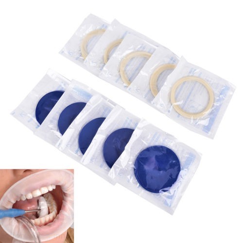 1-100 Disposable Sterile Rubber Dam Dental Cheek Lip Retractor Opener Latex Free