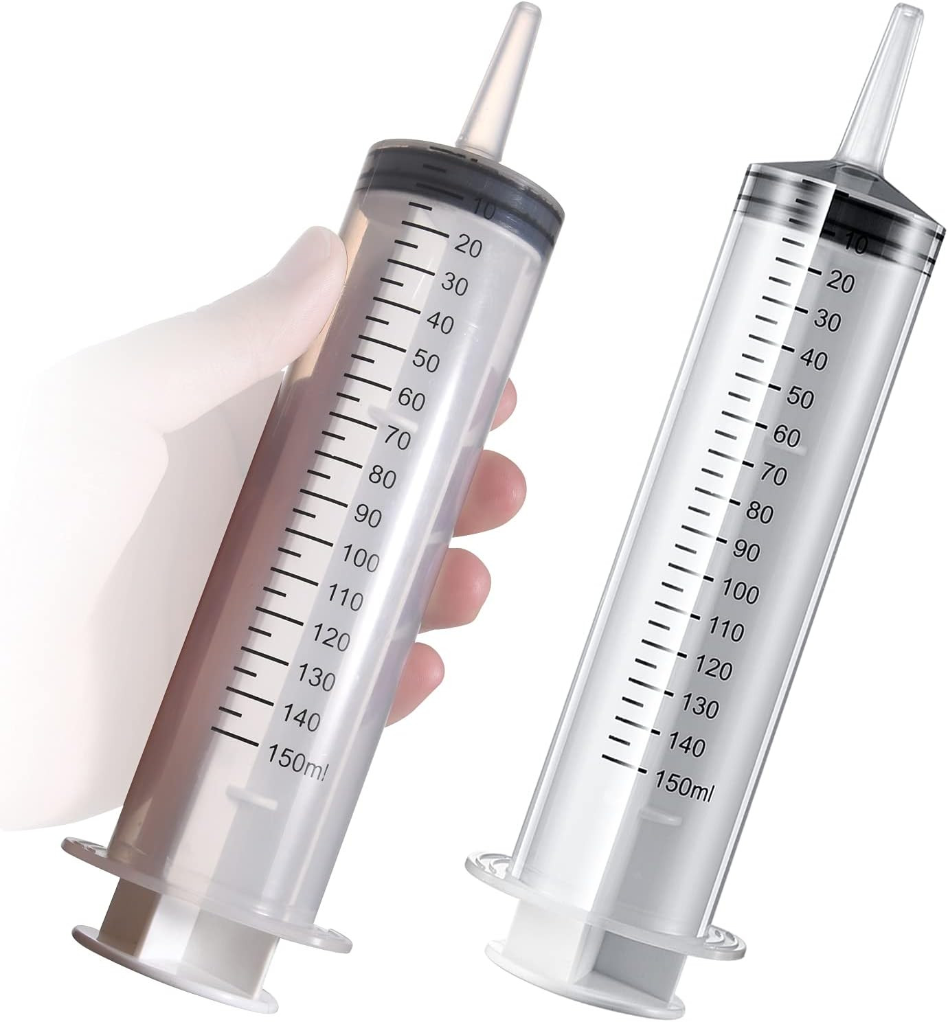 2 Pack 150ml Large Syringes Big Syringes, Garden Syringe for 150 ML
