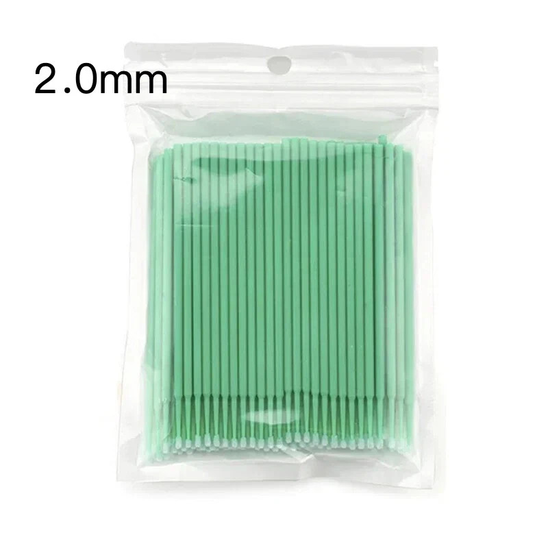 100 Pcs Dental Micro Brush Disposable Materials Tooth Applicators Medium Fine