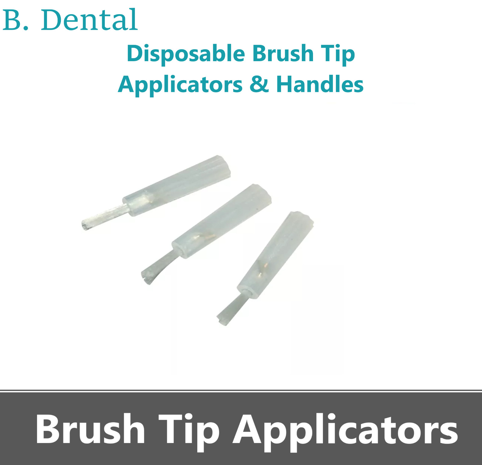 3M ESPE Disposable Brush Tip Applicators 120 Pieces & 3 Handles Set MFG#: 1919