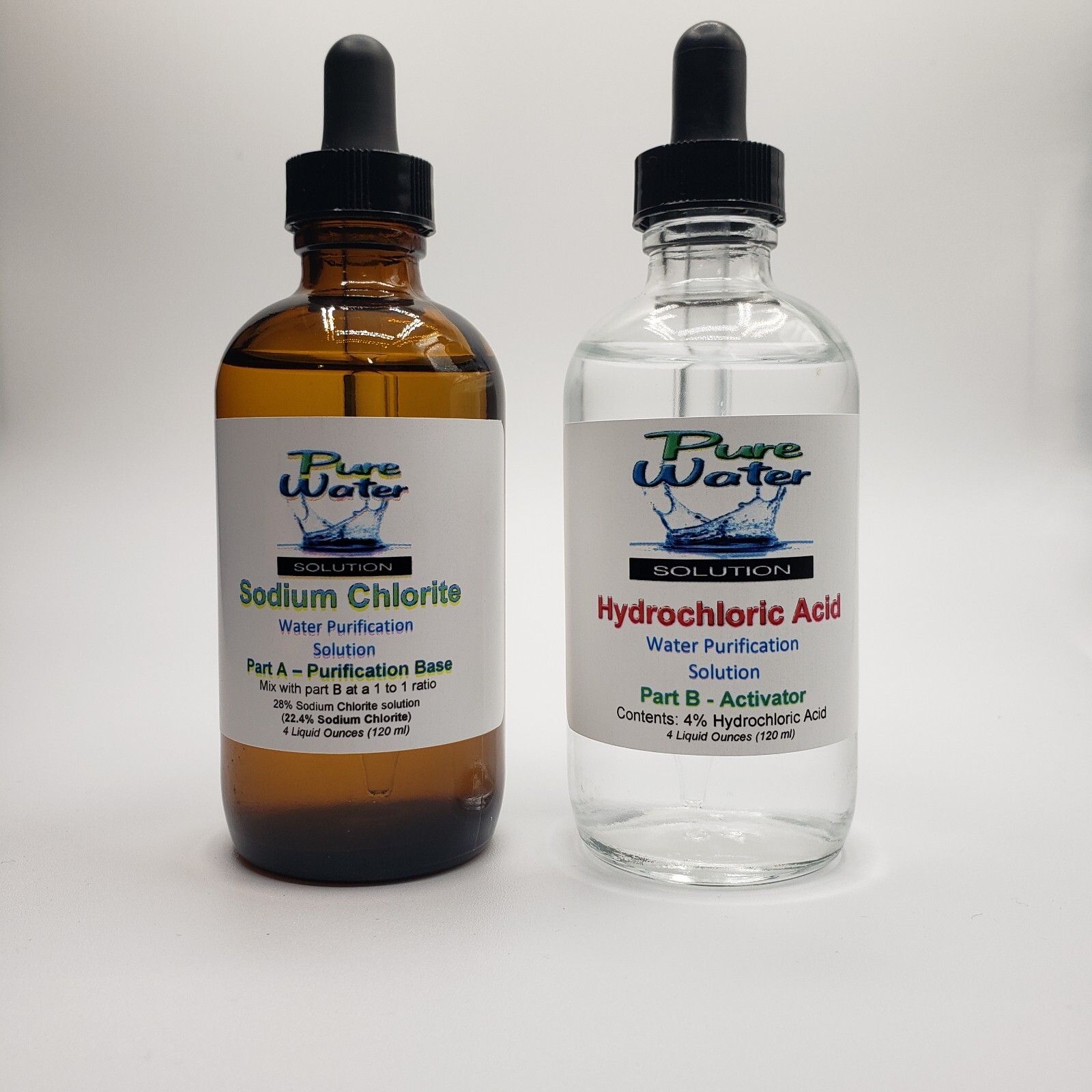 The Original – ClO2 – Water Purification Drops – Four SETS