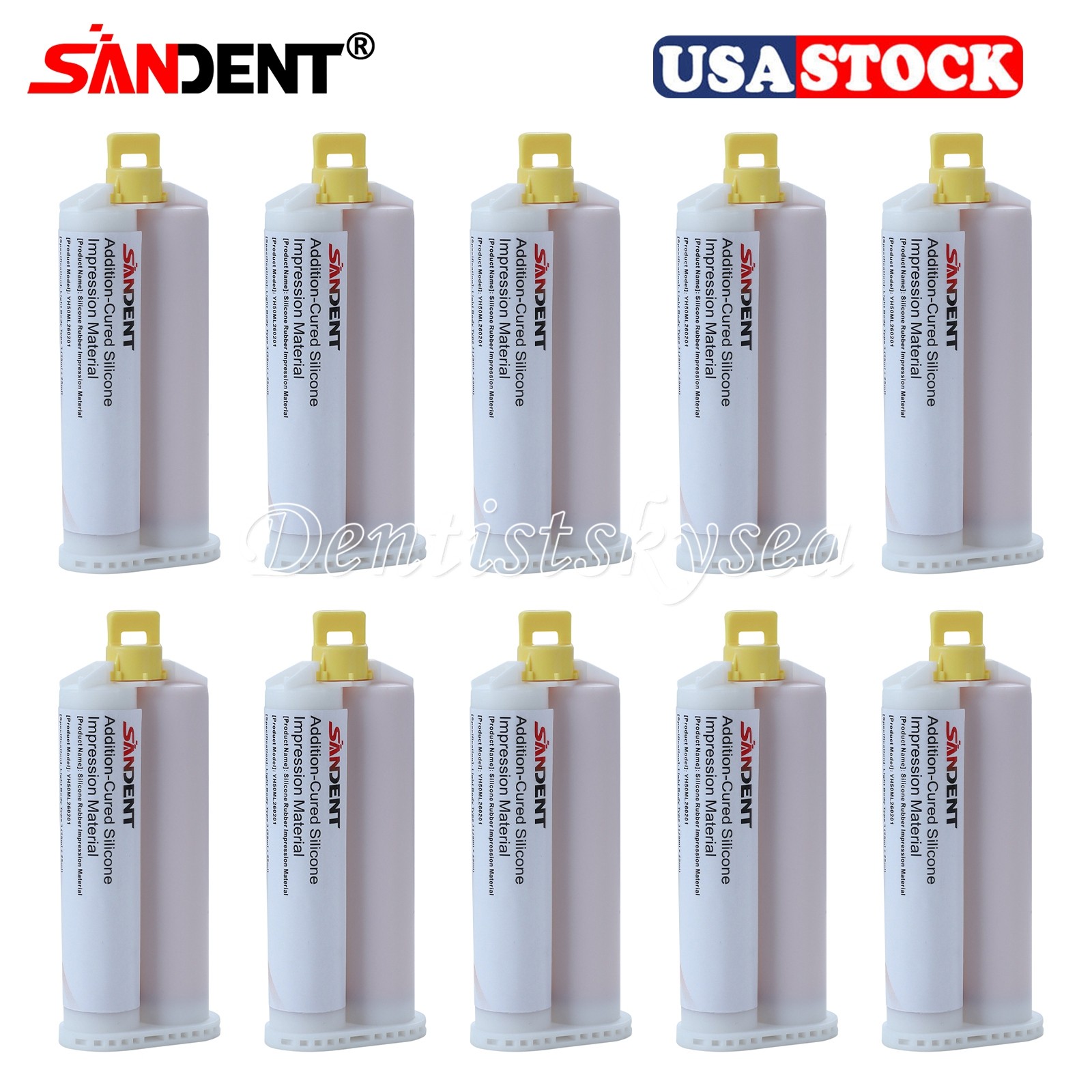 1-10 Dental Hygiene Prophy Handpiece 4:1 Straight Nose Motor 4H FreeShip