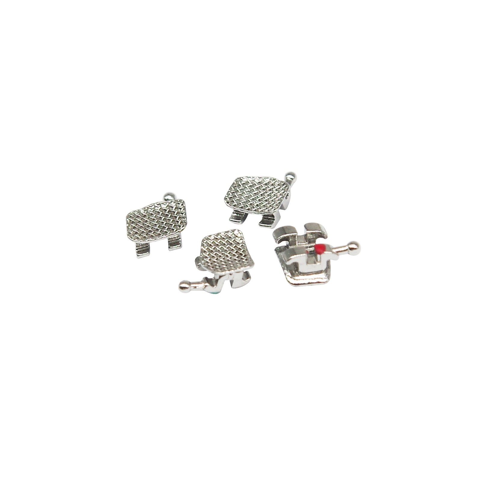 Dental Orthodontic Braces Brackets Mini Roth.022 Hook345/Arch Wire Nature
