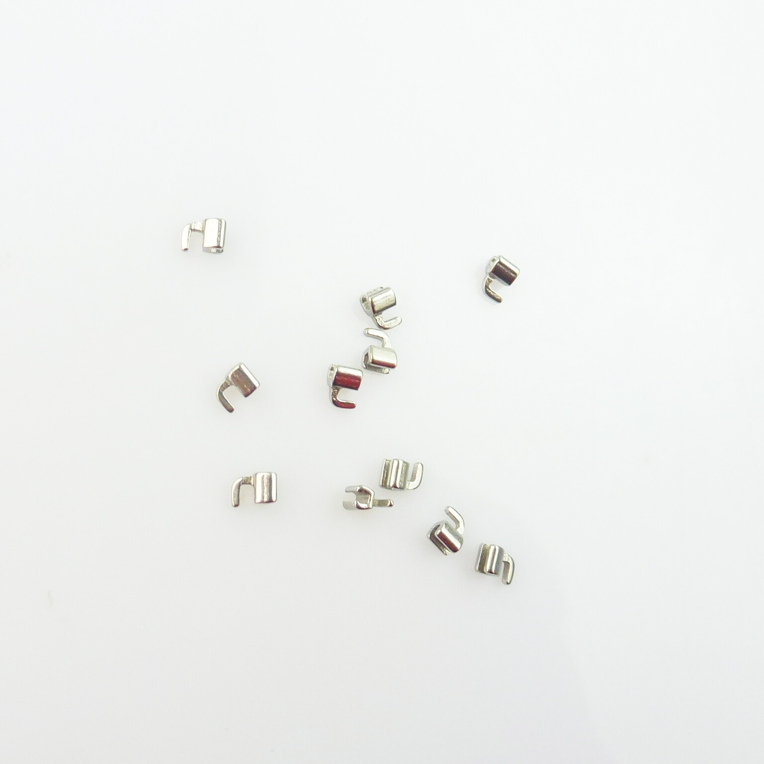 10Pcs Dental Ortho Crimpable Hooks Sliding/Cross/MINI/Sliding/Split Stops/Double