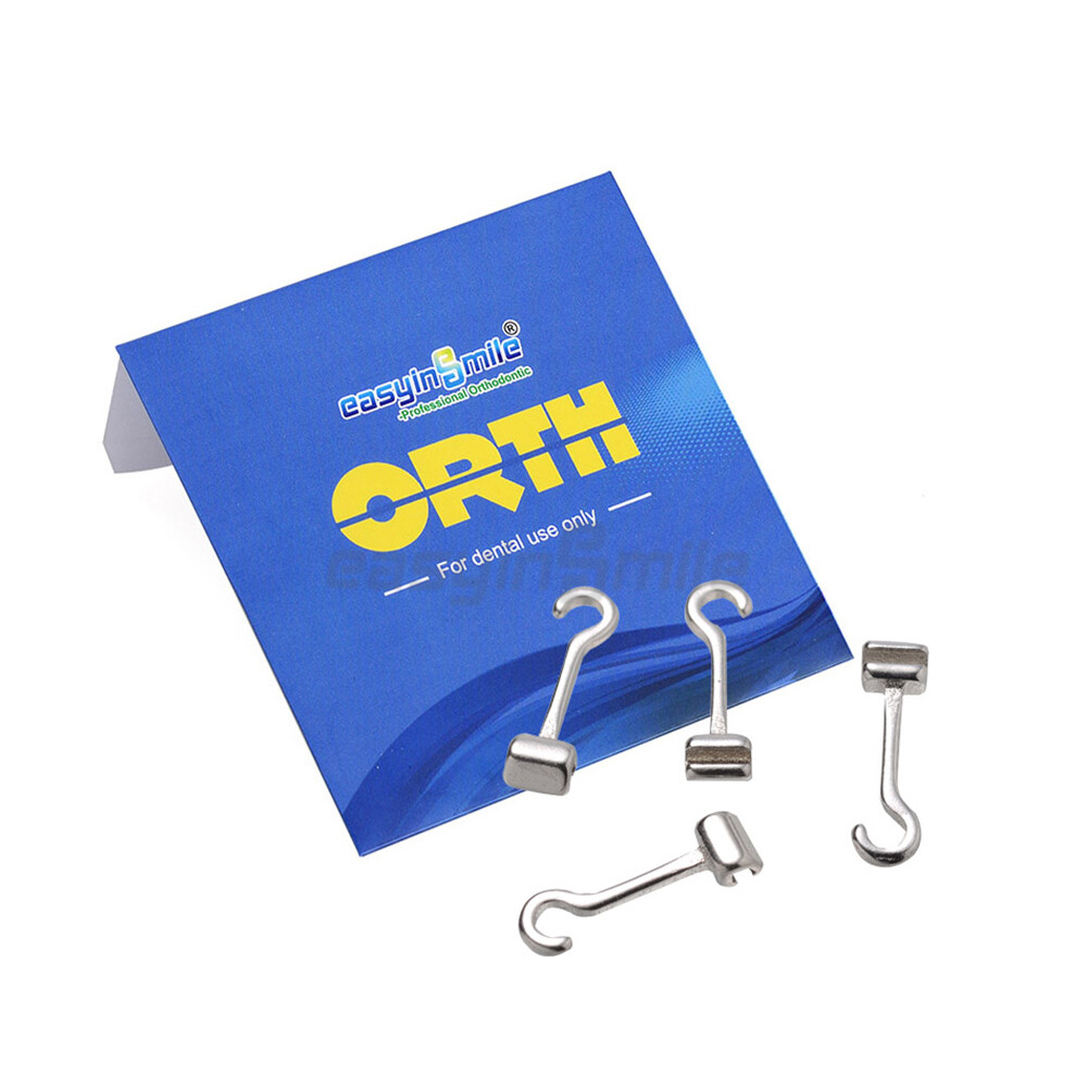 10pcs Dental Orthodontic Crimpable Hooks Stainless Steel Size Option Easyinsmile
