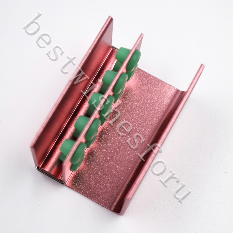 Dental Clinic Speed Carbide Burs FG RA Latch Type With 10 Silicon Block Holder