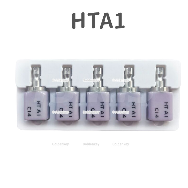 High Transparency Dental Glass Ceramic Liithium Disslicate Blocks C14 CAD