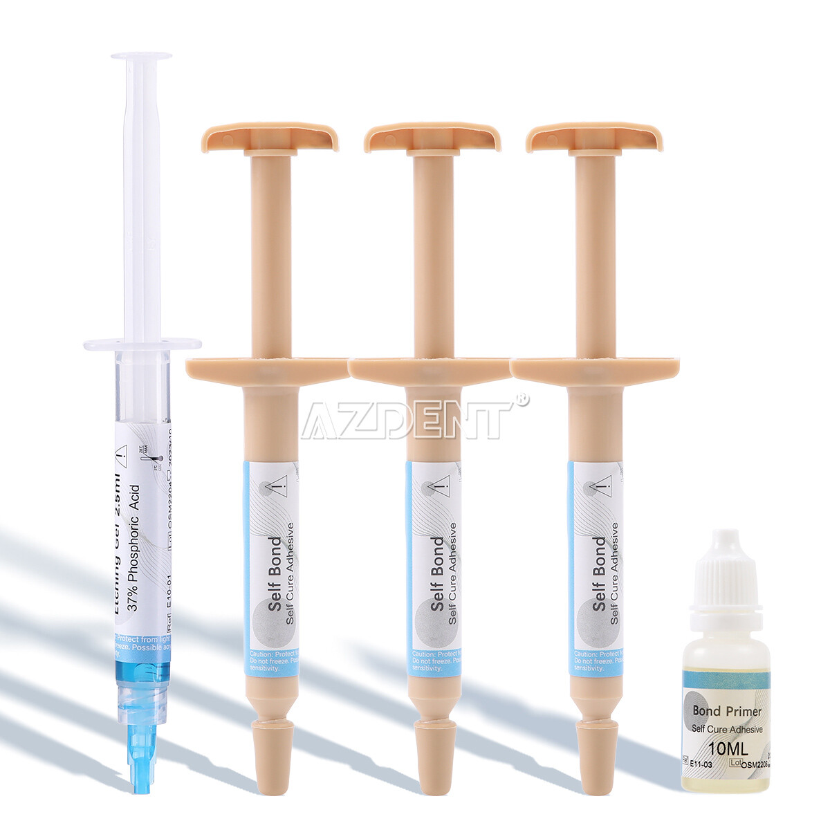 Dental Ortho Adhesive No-Mix Bonding/ Light Cure Resin/ Blue/Green Glue Kit