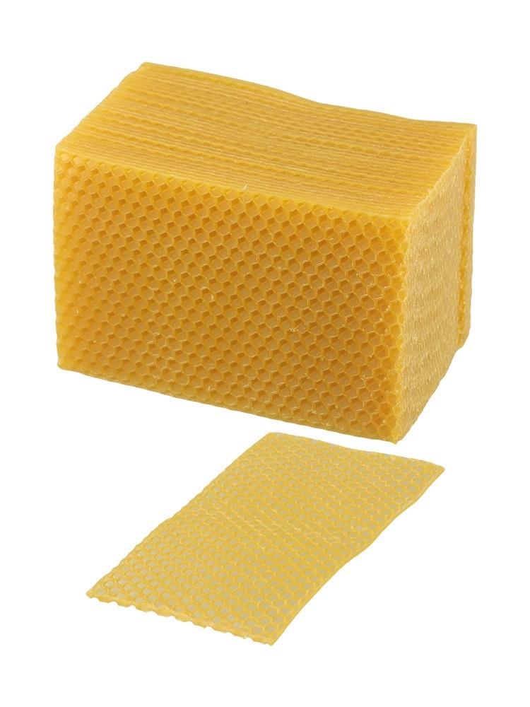 Craft and Bee Supplies Natural Beeswax Foundation Pack of 30 Size 9×13 2cm